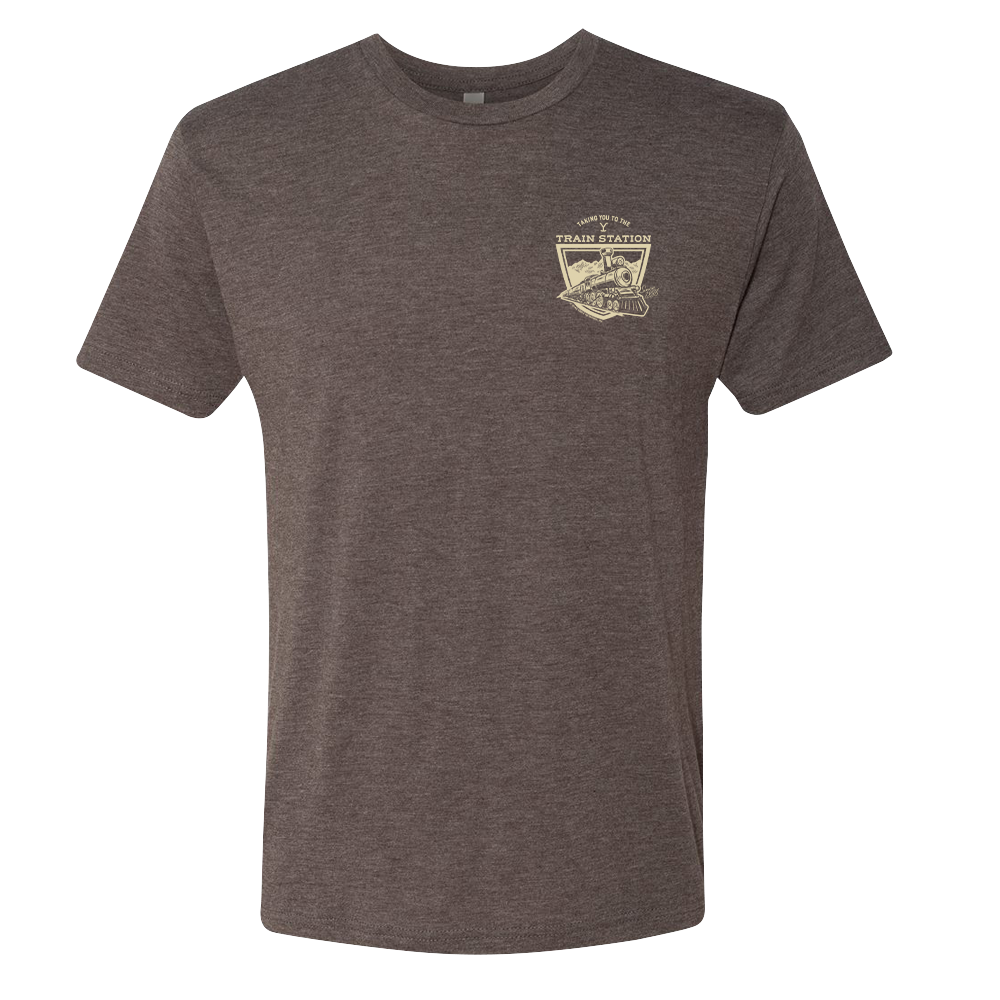 Yellowstone Taking You to the Train Station Men's Tri-Blend T-Shirt ...