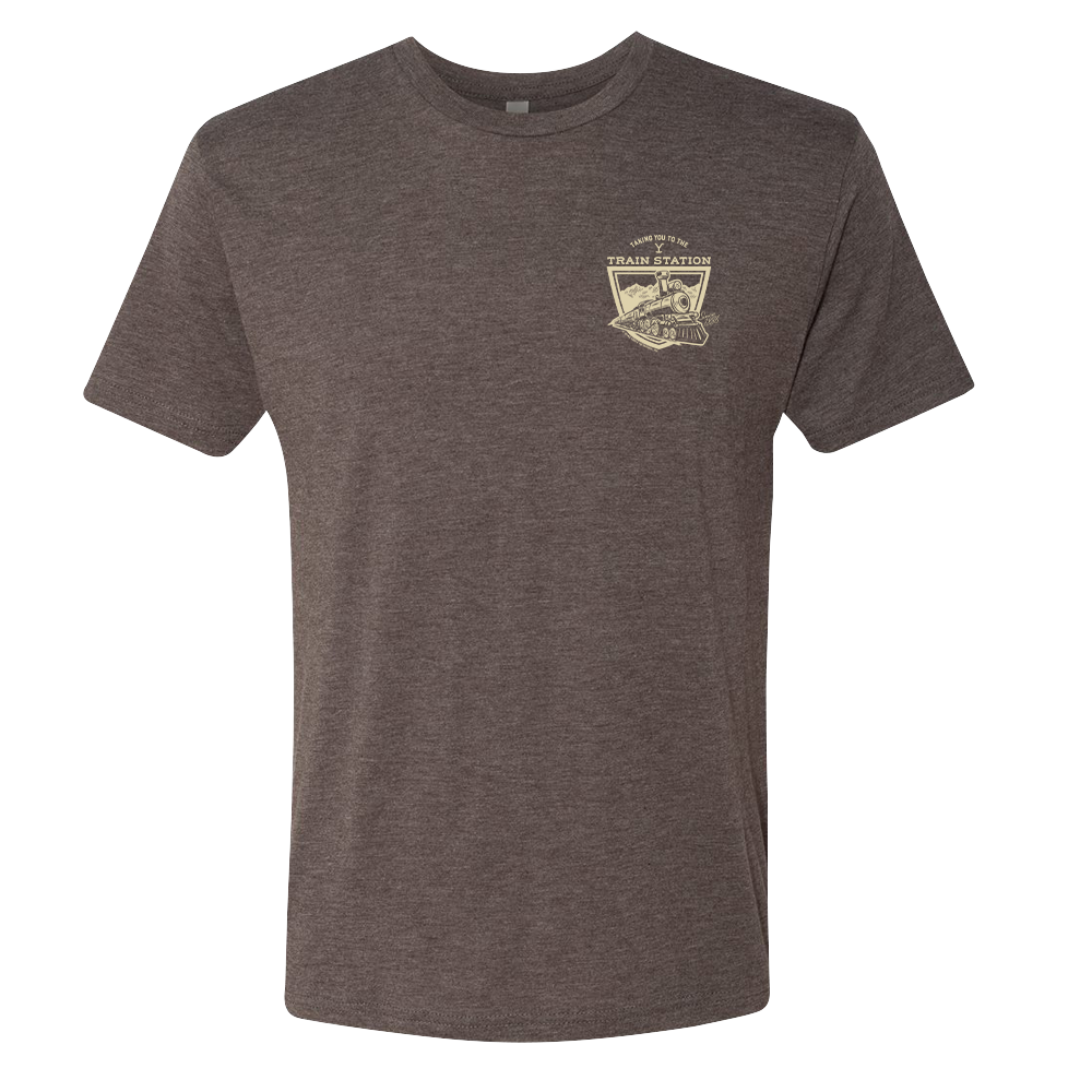 Yellowstone Taking You to the Train Station Men's Tri-Blend T-Shirt