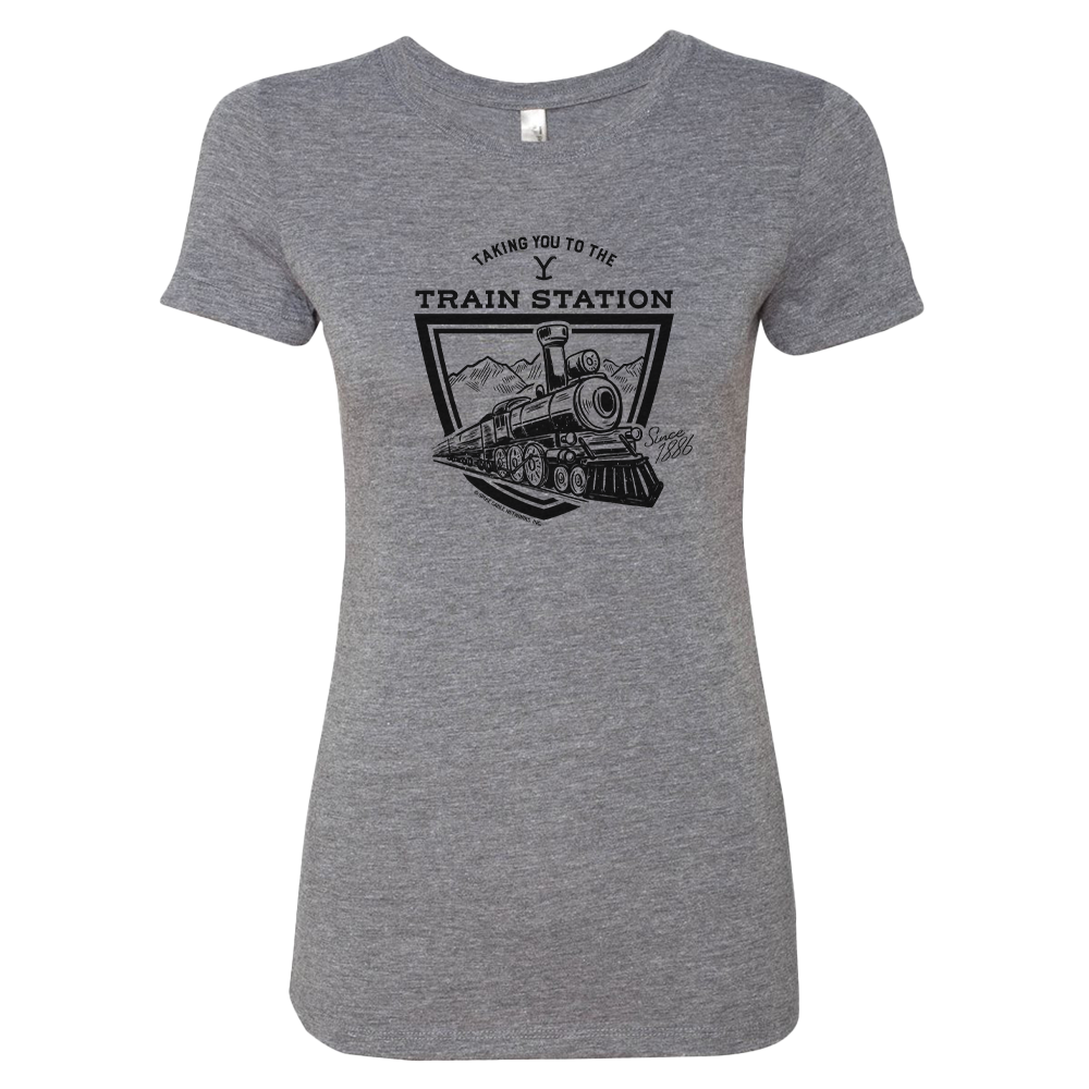 Yellowstone Taking You to the Train Station Women's Tri-Blend T-Shirt