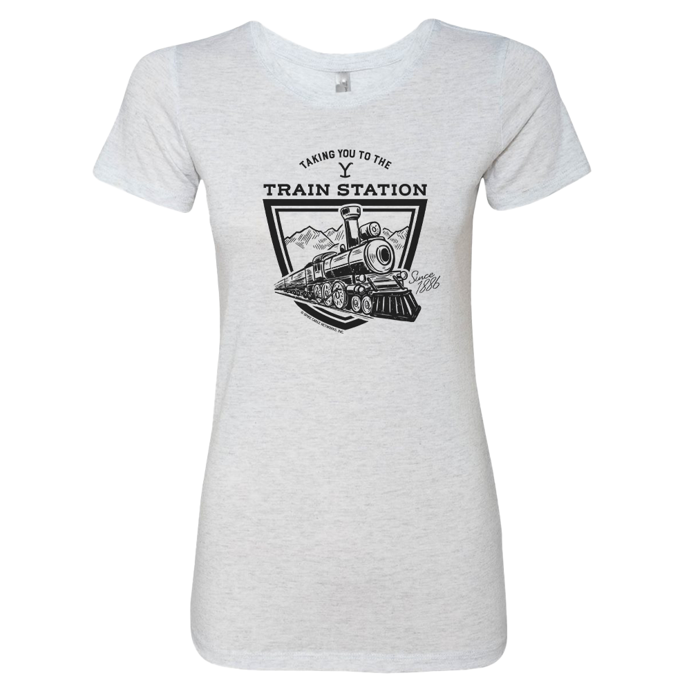 Yellowstone Taking You to the Train Station Women's Tri-Blend T-Shirt