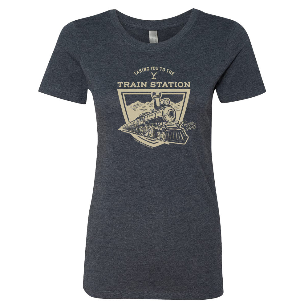 Yellowstone Taking You to the Train Station Women's Tri-Blend T-Shirt