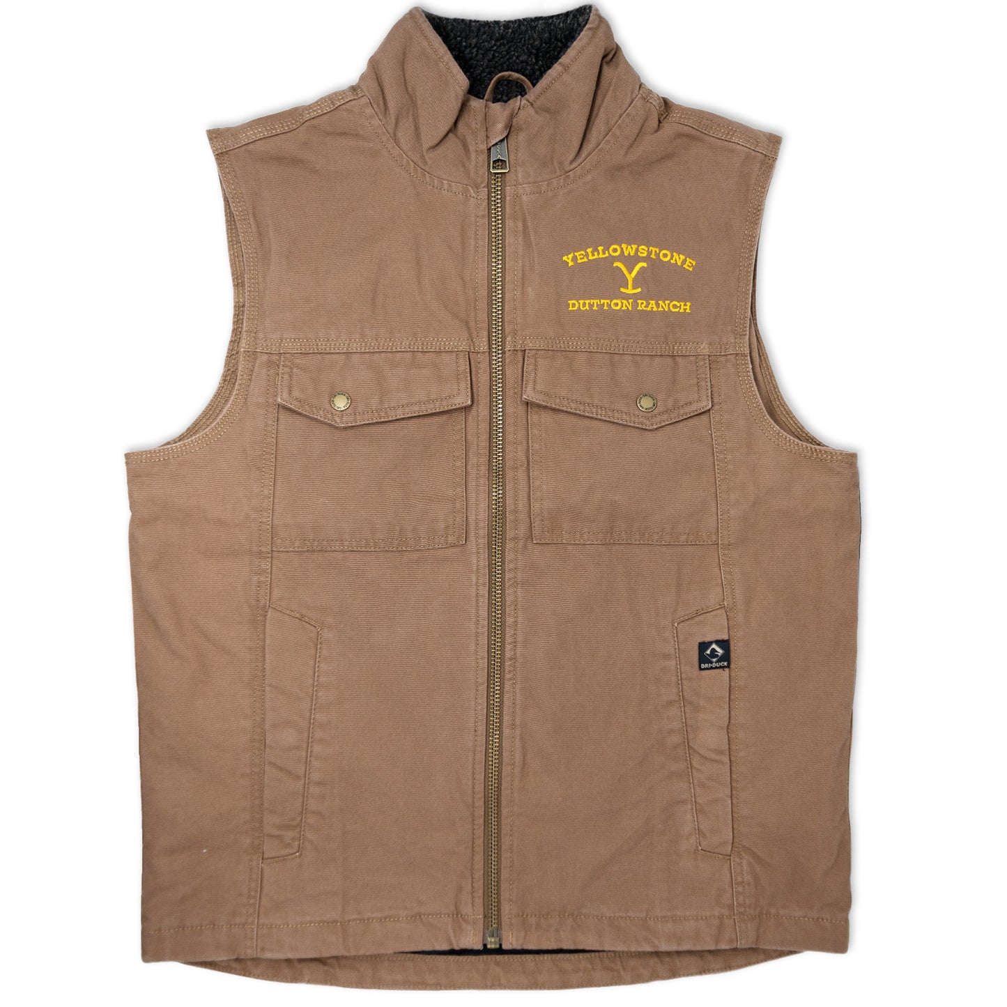 Yellowstone Dutton Ranch Logo Cloth Vest