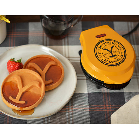 Yellowstone 4" Mini Waffle Maker