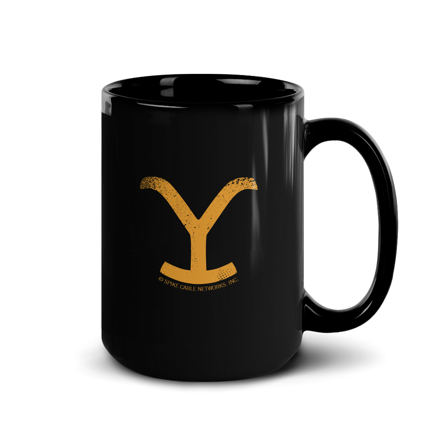 Yellowstone Your Girlfriend Keeps Looking At Me Black Mug