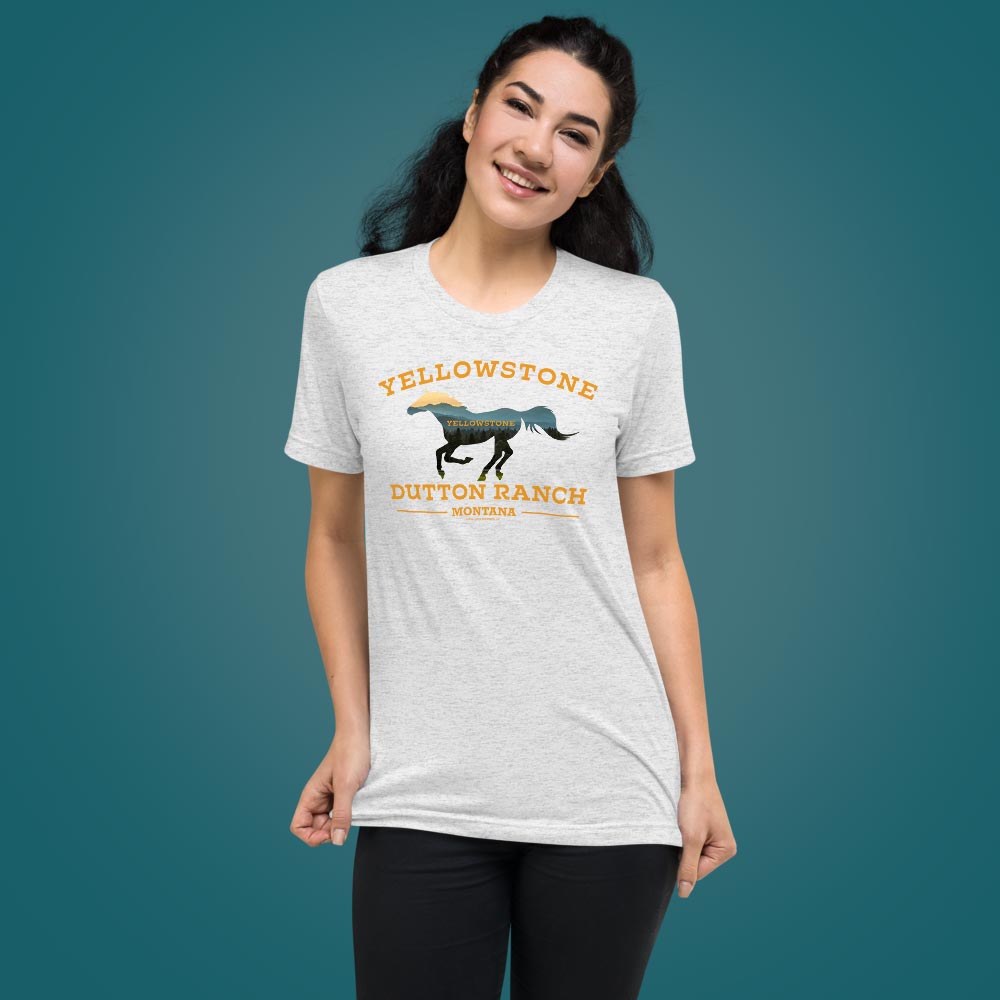 Yellowstone Yellowstone Horse Unisex Tri-Blend T-Shirt