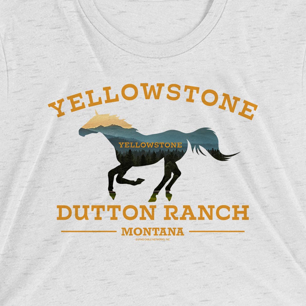 Yellowstone Yellowstone Horse Unisex Tri-Blend T-Shirt