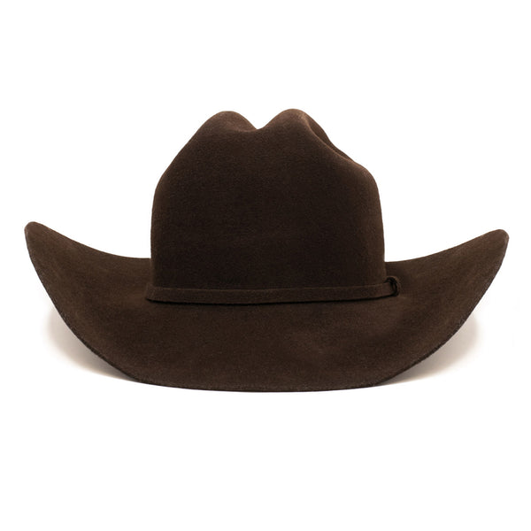 Sold at Auction: Bailey Hats Stetson Wide Brimmed Feather Cowboy Hat